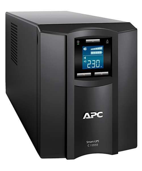Источник бесперебойного питания APC Smart-UPS C SMC1000I-W5Y 600Вт 1000ВА черный в интернет магазине soman