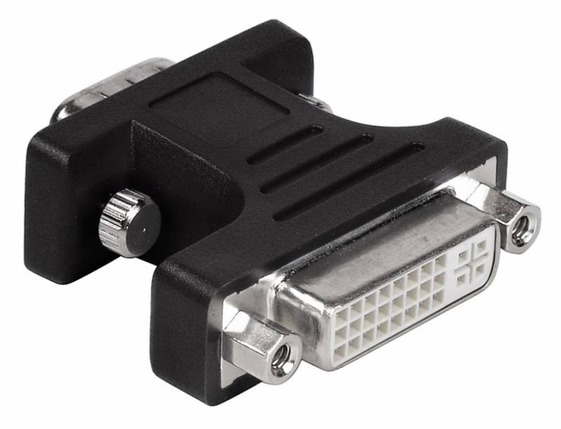 Адаптер DVI Hama H-34624 VGA HD15 (m)/DVI (f) 0.05м в интернет магазине soman