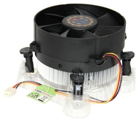 Вентилятор Titan TTC-NA12TZ/R Soc-1150/1155/1156 3pin 27dB Al 95W 350g клипсы Z-AXIS в интернет магазине soman