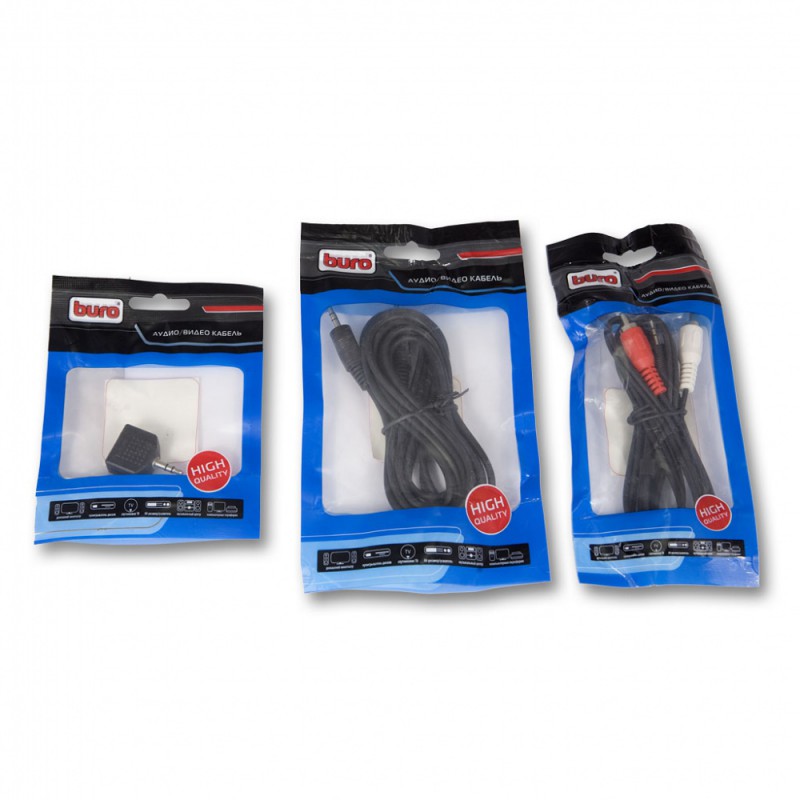 Кабель аудио Buro BAAC002-3 Jack 3.5 (m)/Jack 3.5 (m) 3м. черный в интернет магазине soman