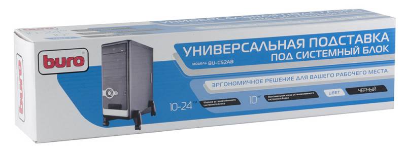 Подставка Buro BU-CS2AB черный в интернет магазине soman