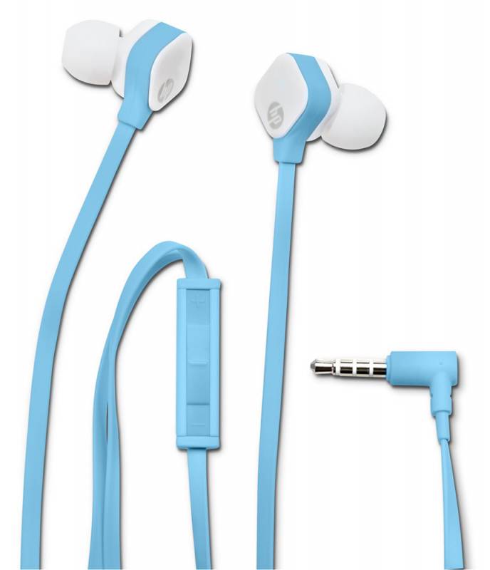 Гарнитура вкладыши HP In-Ear H2310 1.5м голубой проводные (в ушной раковине) в интернет магазине soman