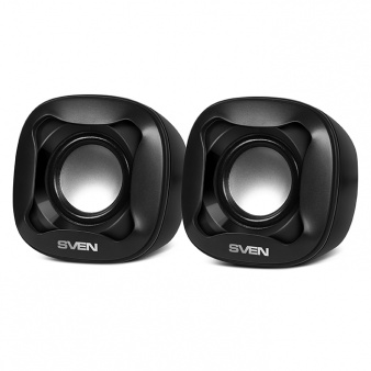 Колонки Sven 170 2.0 черный 5Вт портативные в интернет магазине soman