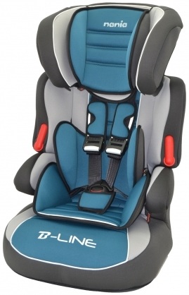 Автокресло детское Nania Beline SP LX (agora petrole) от 9 до 36 кг (1/2/3) голубой/серый в интернет магазине soman
