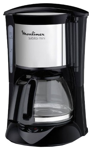Кофеварка капельная Moulinex FG151825 600Вт черный/серебристый в интернет магазине soman