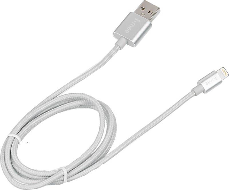 Кабель Melkco i-mee Tim Lightning MFi-USB серебристый 1м для Apple iPhone 5/5c/5S/6+ для Apple iPad 4/mini/Air (IMLCPRMFIWE) в интернет магазине soman