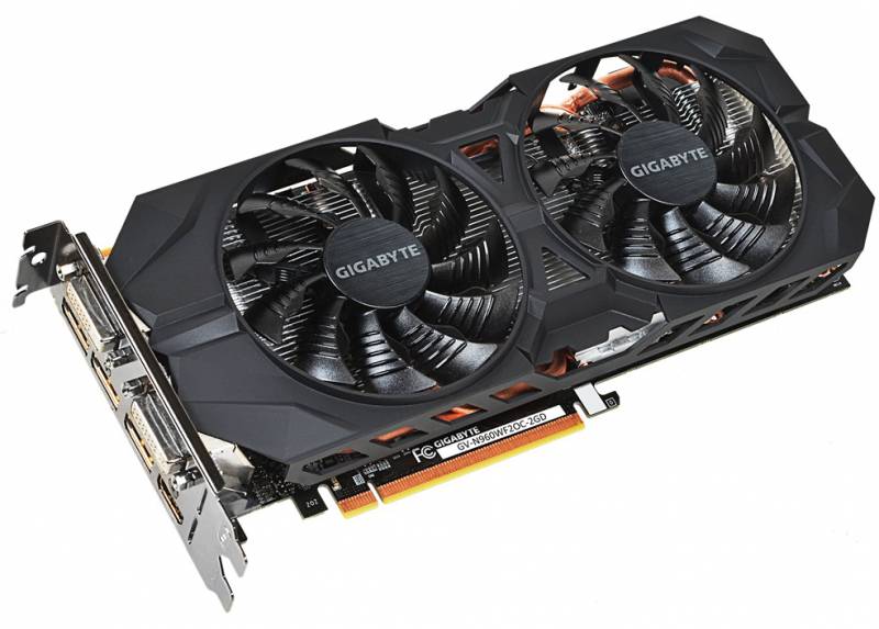 Видеокарта Gigabyte PCI-E GV-N960WF2OC-2GD nVidia GeForce GTX 960 2048Mb 128bit GDDR5 1216/7010 DVIx1/HDMIx1/DPx3/HDCP Ret в интернет магазине soman