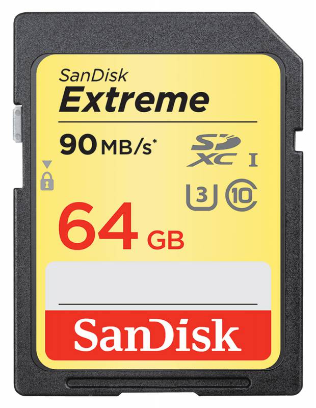 Флеш карта SDXC 64Gb Class10 Sandisk SDSDXNE-064G-GNCIN Extreme в интернет магазине soman