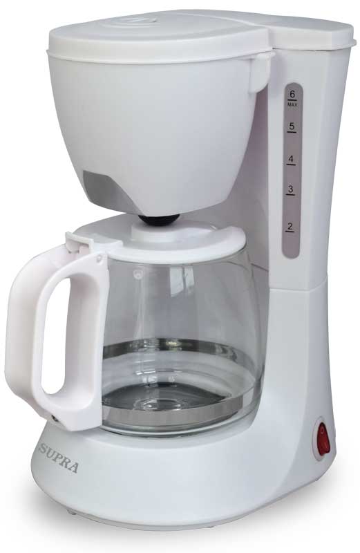 Кофеварка капельная Supra CMS-0602 600Вт белый в интернет магазине soman