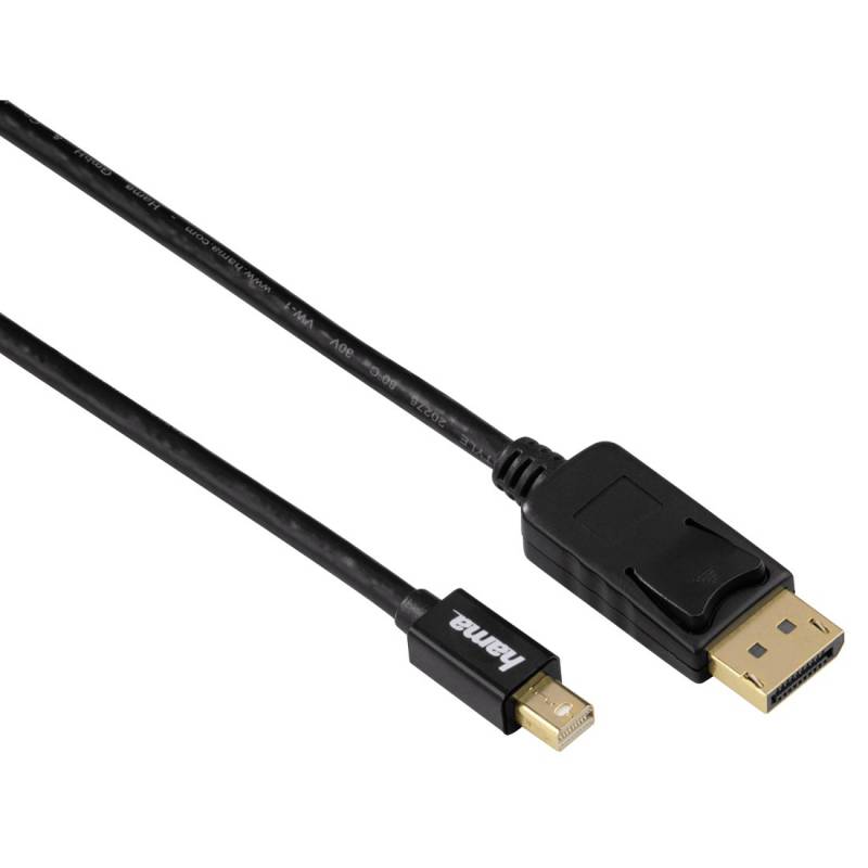 Кабель Display Port Hama DisplayPort (m)/mini DisplayPort (m) 1.8м экран. Позолоченные контакты в интернет магазине soman