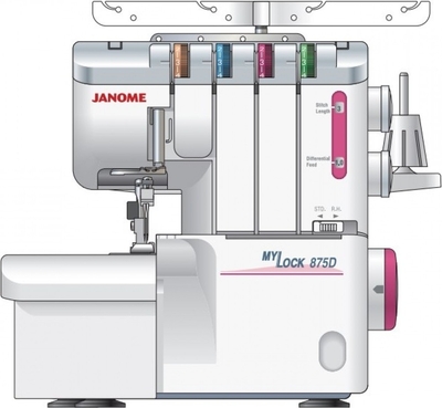Оверлок Janome MyLock M-875D в интернет магазине soman
