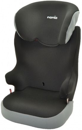 Автокресло детское Nania Befix SP ECO (roсk grey) от 15 до 36 кг (2/3) черный/серый в интернет магазине soman