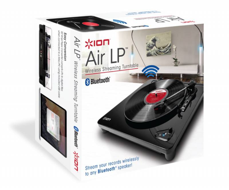 Проигрыватель винила ION Audio AIR LP частично автоматический черный в интернет магазине soman