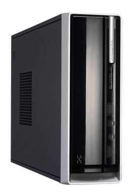 Корпус LinkWorld LC-820-02B черный 65W miniITX 2xUSB2.0 audio CardReader front door bott PSU в интернет магазине soman