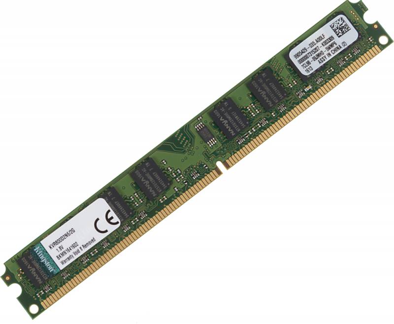 Память DDR2 2Gb 800MHz Kingston KVR800D2N6/2G RTL PC2-6400 CL6 DIMM 240-pin 1.8В в интернет магазине soman