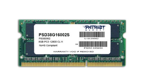 Память DDR3 8Gb 1600MHz Patriot PSD38G16002S RTL PC3-12800 CL11 SO-DIMM 204-pin 1.5В в интернет магазине soman