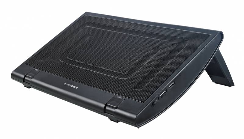 Подставка для ноутбука Xilence M600 (COO-XPLP-M600.B) 15"/2xUSB/1x200mm FAN/Metal+Plastic/Black в интернет магазине soman