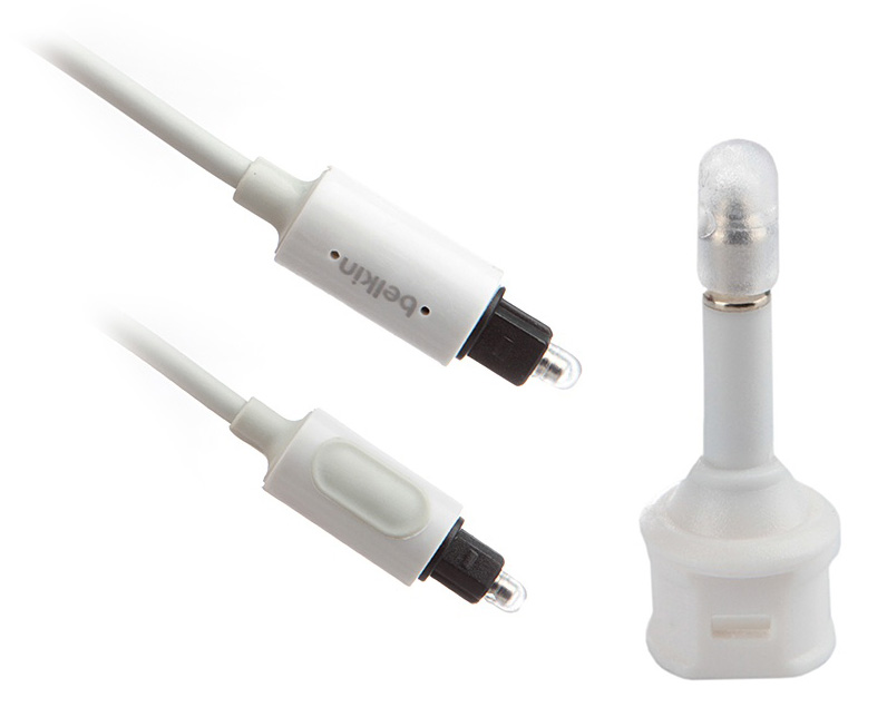 Кабель оптический Belkin TOS (m)/TOS (m) 2м. белый (AV10137yw2M-APL) в интернет магазине soman