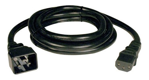 Кабель Tripplite (P032-007) AC Power Cord 10A 100-240V, 12Awg, C13/C20, - 7' в интернет магазине soman