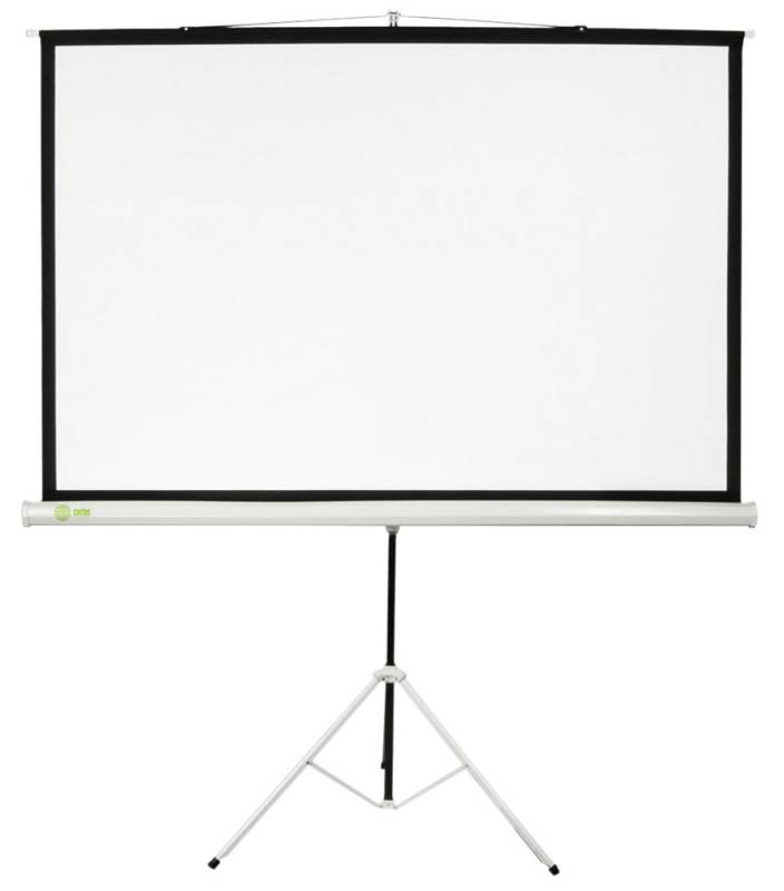 Экран Cactus 180x180см Triscreen CS-PST-180x180 1:1 напольный рулонный белый в интернет магазине soman