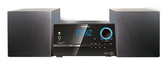 Микросистема Rolsen RMD-320 черный 30Вт/CD/CDRW/DVD/DVDRW/FM/USB/SD/MMC/MS в интернет магазине soman