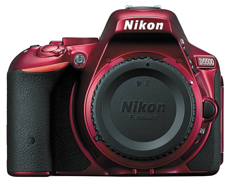 Зеркальный Фотоаппарат Nikon D5500 красный 24.2Mpix 3" 1080p Full HD SDXC Li-ion (без объектива) в интернет магазине soman
