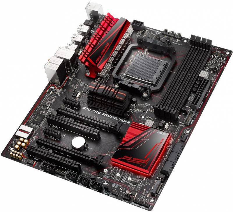 Материнская плата Asus 970 PRO GAMING/AURA Soc-AM3+ AMD 970 4xDDR3 ATX AC`97 8ch(7.1) GbLAN RAID RAID1 RAID5 RAID10 в интернет магазине soman