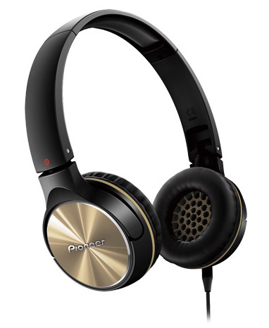 Наушники мониторы Pioneer SE-MJ532-N 1.2м черный/золотистый проводные (оголовье) в интернет магазине soman