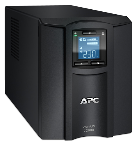 Источник бесперебойного питания APC Smart-UPS C SMC2000I-W5Y 1300Вт 2000ВА черный в интернет магазине soman