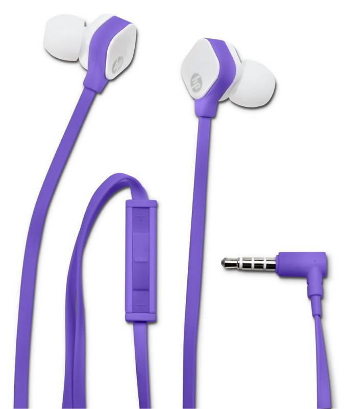 Гарнитура вкладыши HP In-Ear H2310 1.5м фиолетовый проводные (в ушной раковине) в интернет магазине soman