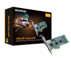 Тюнер-ТВ Avermedia AVer3D CaptureHD внутренний PCI-E/S-video x1 PDU в интернет магазине soman