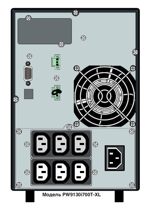 Источник бесперебойного питания Eaton 9130 103006433-6591 630Вт 700ВА черный в интернет магазине soman