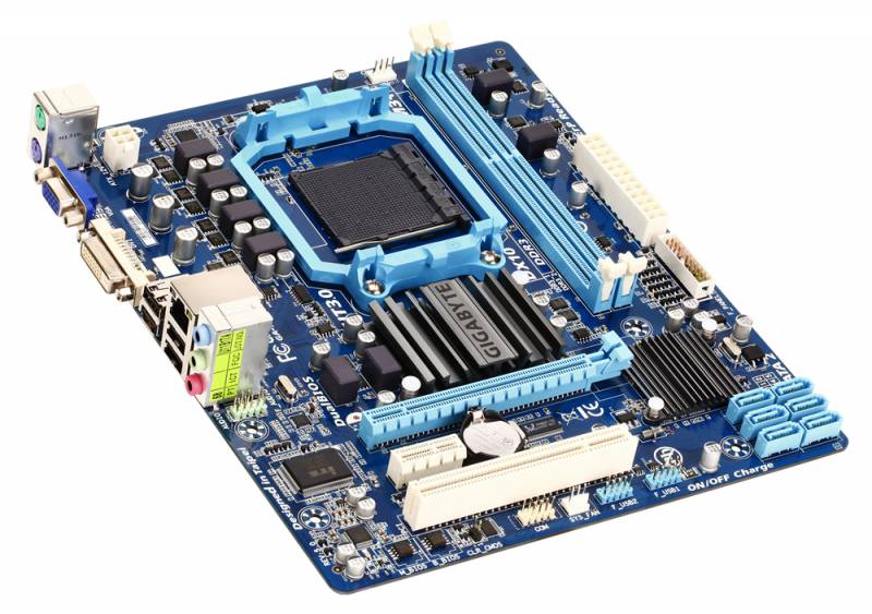 Материнская плата Gigabyte GA-78LMT-S2P Soc-AM3+ AMD 760G 2xDDR3 mATX AC`97 8ch(7.1) GbLAN RAID RAID1 RAID10+VGA+DVI BULK в интернет магазине soman
