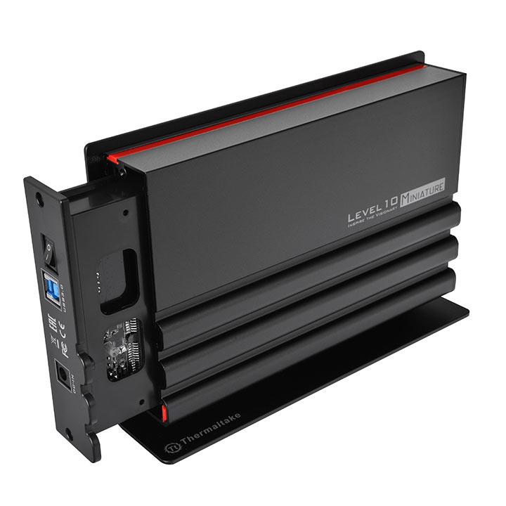 Внешний корпус для HDD Thermaltake Level 10 Miniature SATA пластик/алюминий черный 1 в интернет магазине soman